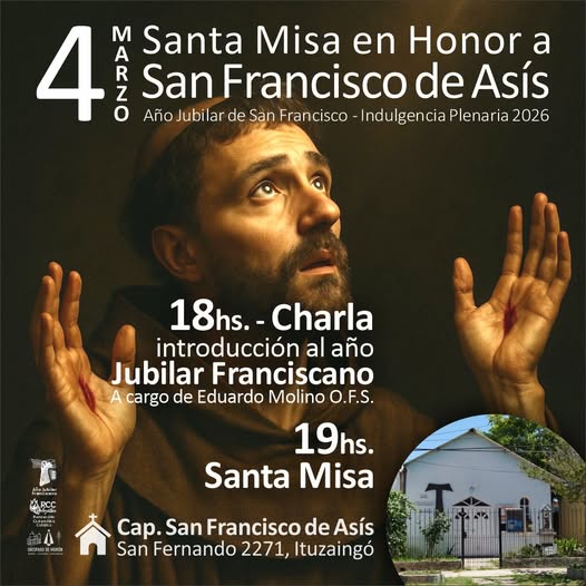 Santa Misa en honor a San Francisco de Asís